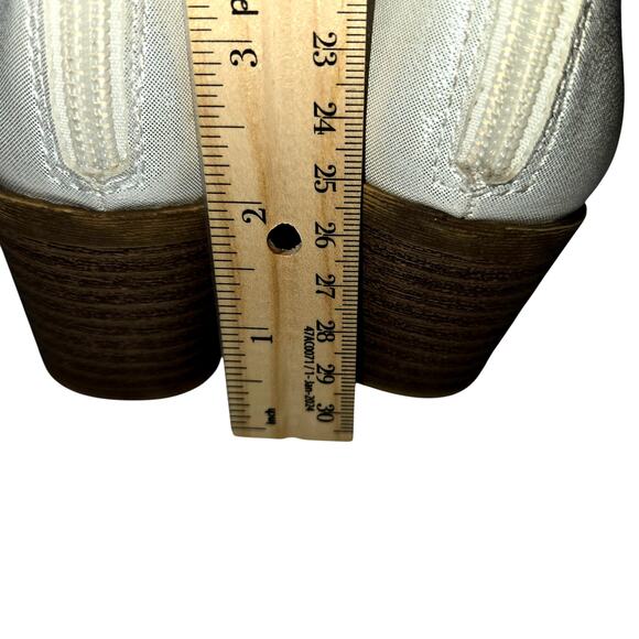 Girl's 4 White Open Toed Boot With Butterflies Sandal Shoe  2 Inch Heel Zipper - Picture 7 of 8